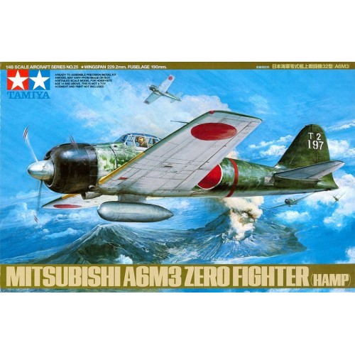 1/48 Tamiya Mitsubishi A6M3 Zero Fighter Type 32 61025 